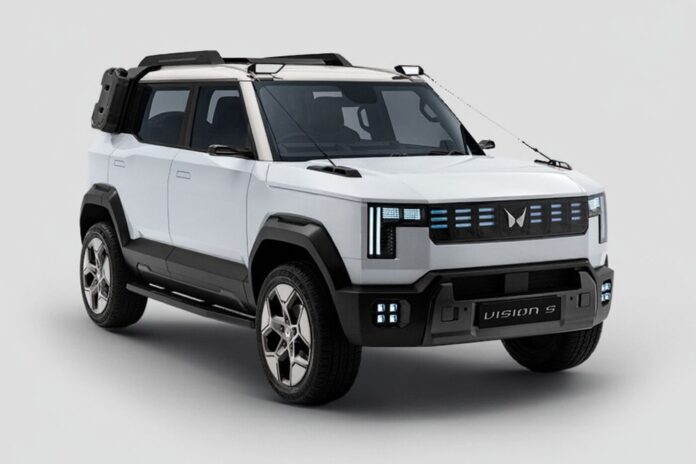 Mahindra Vision S White Color