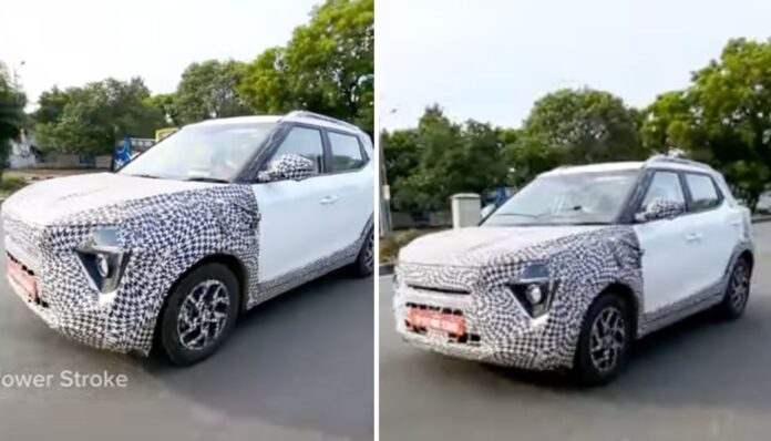 Mahindra-XUV-3XO-EV-Spied