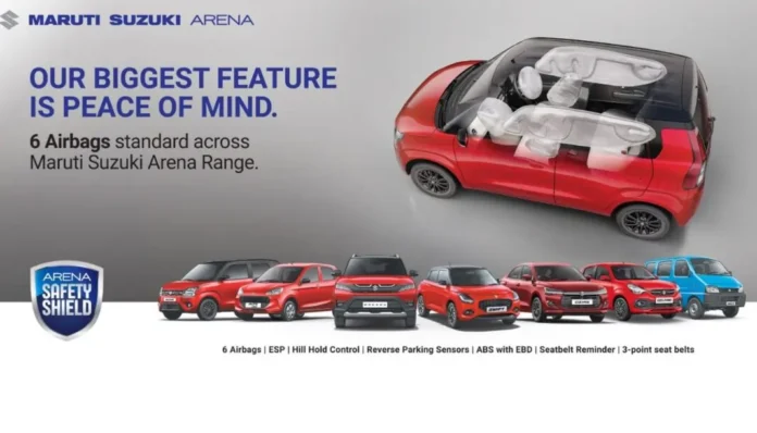 Maruti Suzuki Arena Cars 6 Airbags Standard