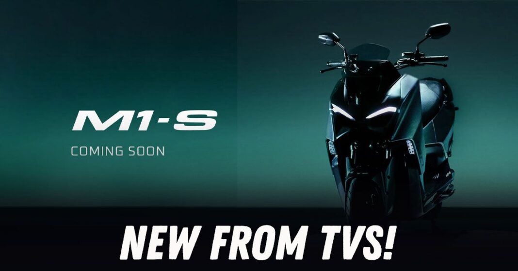 TVS M1-S Electric Scooter Teased